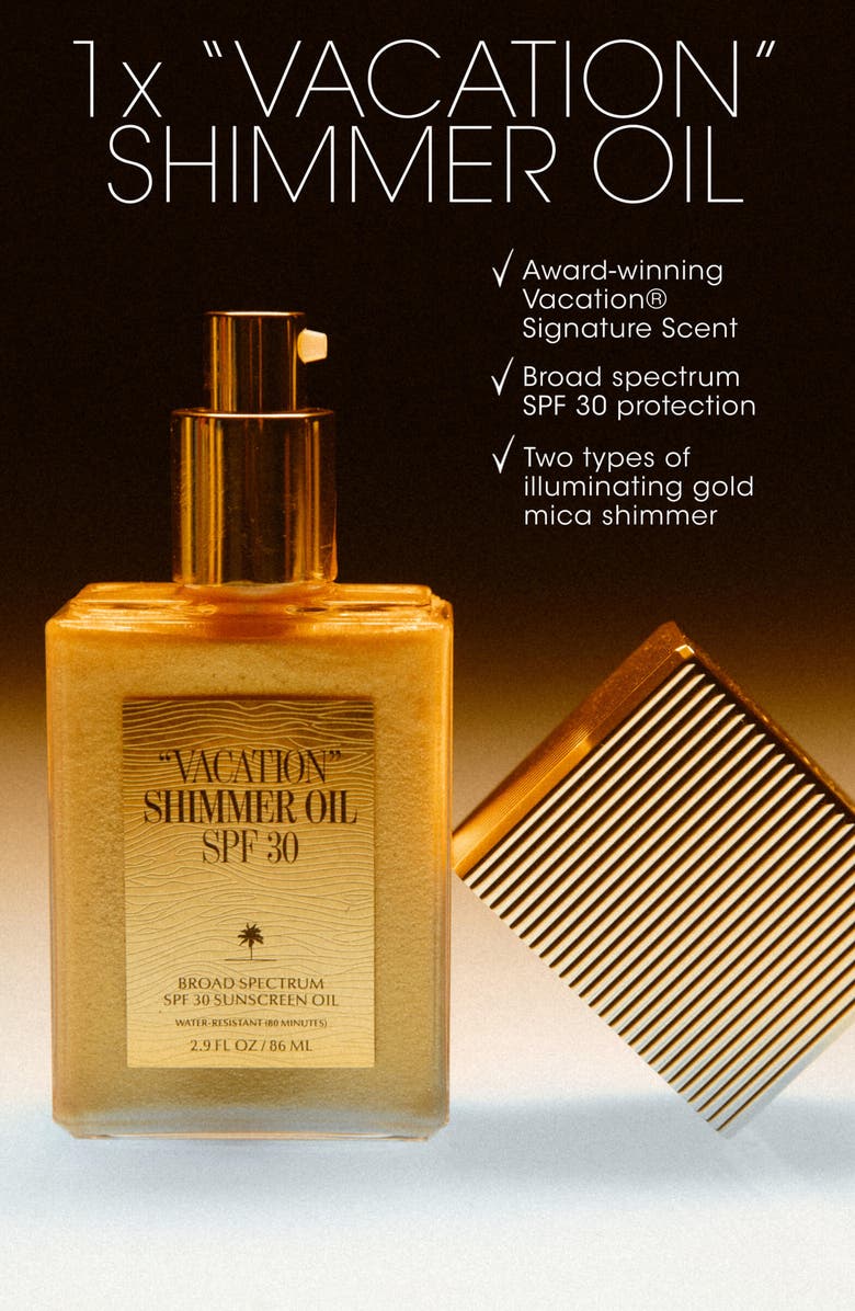 Vacation Shimmer & Shine Body & Lip Oil Set $54 Value, Alternate, color, 