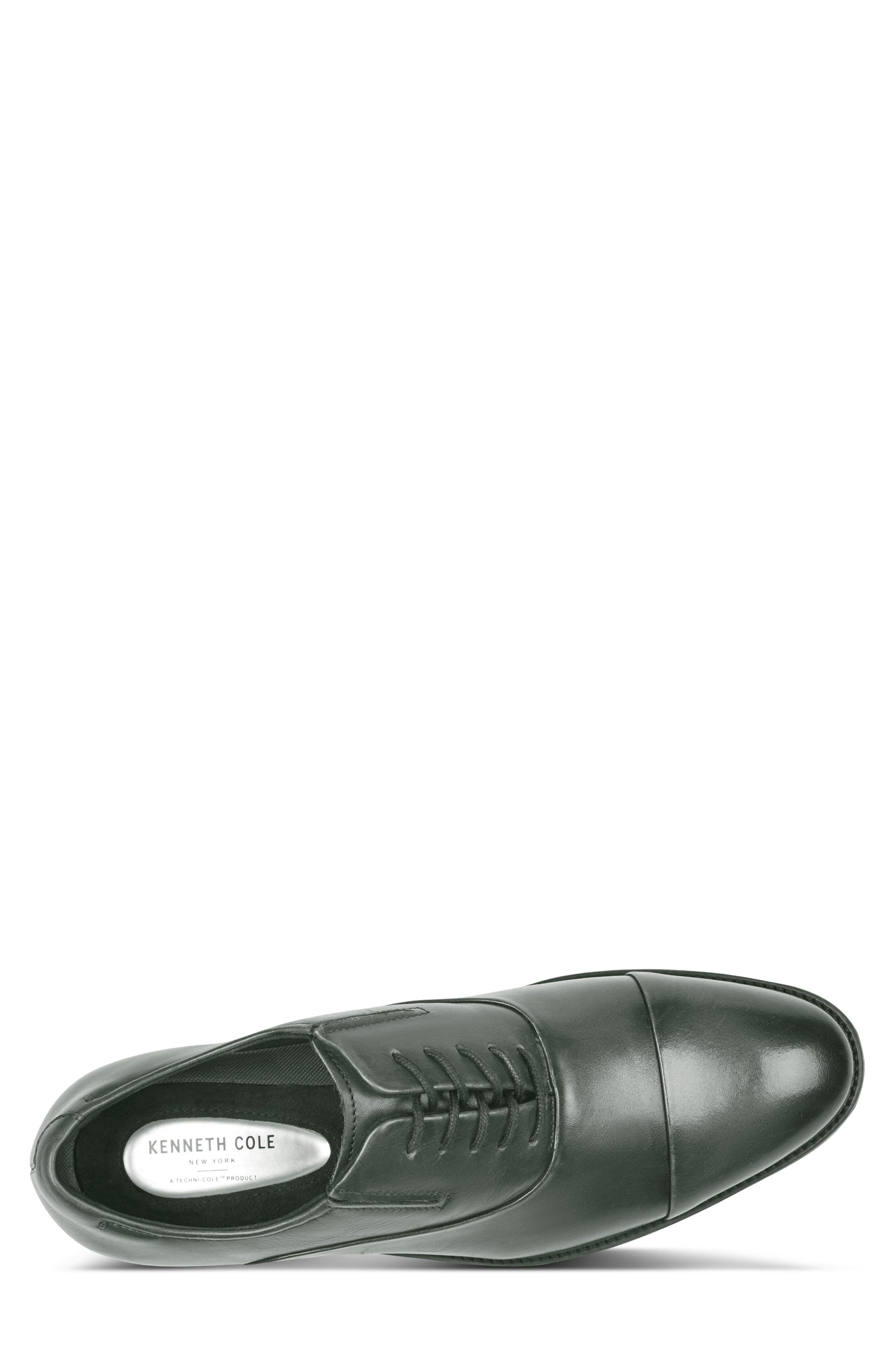 Kenneth Cole New York Tully Cap Toe Oxford, Alternate, color, Charcoal/ Black