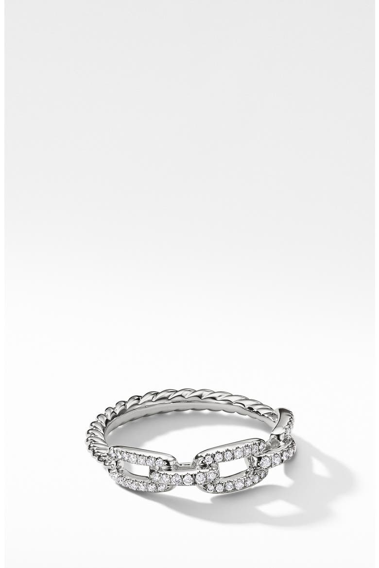 Stax Diamond Chain Ring, Main, color, WHITE GOLD