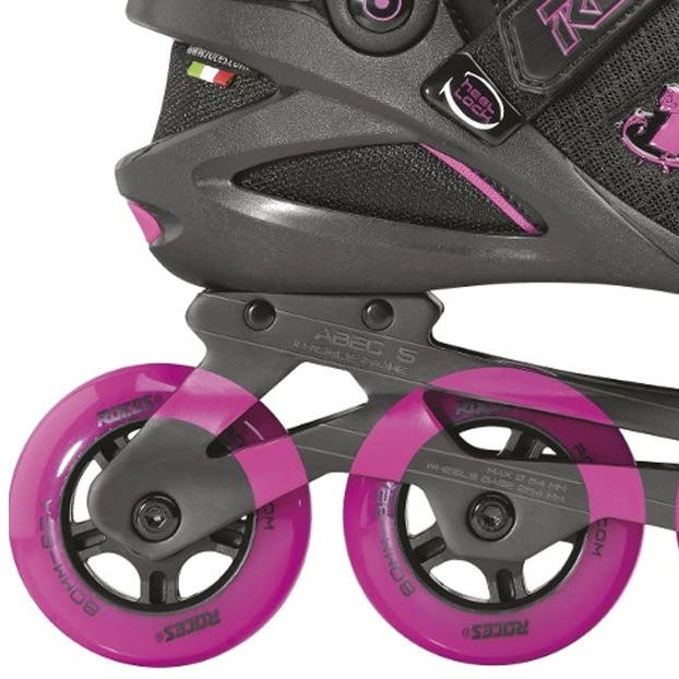 Roces PIC TIF Womens Inline Skates, Alternate, color, Black/Fuschia