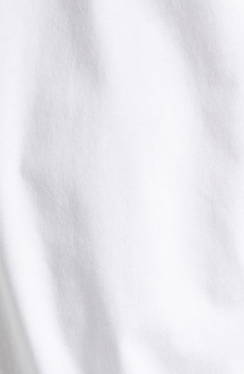 Balmain Paris Signature Embroidered T-Shirt, Alternate, color, Gab Black/ White