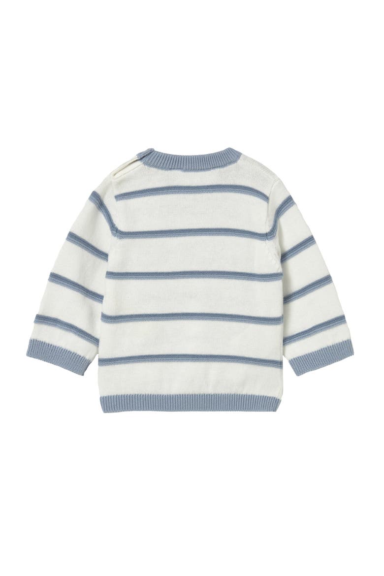 Striped Sweater, Alternate, color, Blue