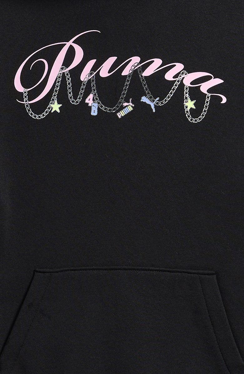 PUMA Kids' Charmed Pack Pullover Hoodie, Alternate, color, Black