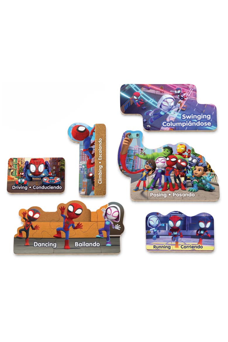Spidey & Friends 6-Pack Wood Puzzles, Alternate, color, Multicolor