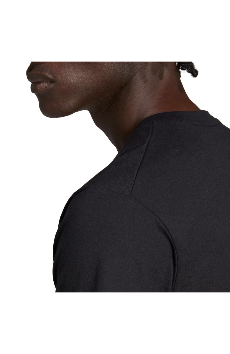 adidas Train Essentials FeelReady Training T-Shirt, Alternate, color, Black/ White