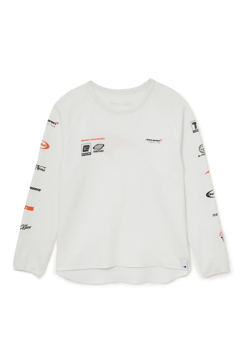 Kruz Thermal Graphic Long Sleeve T-Shirt, Alternate, color, WHITE
