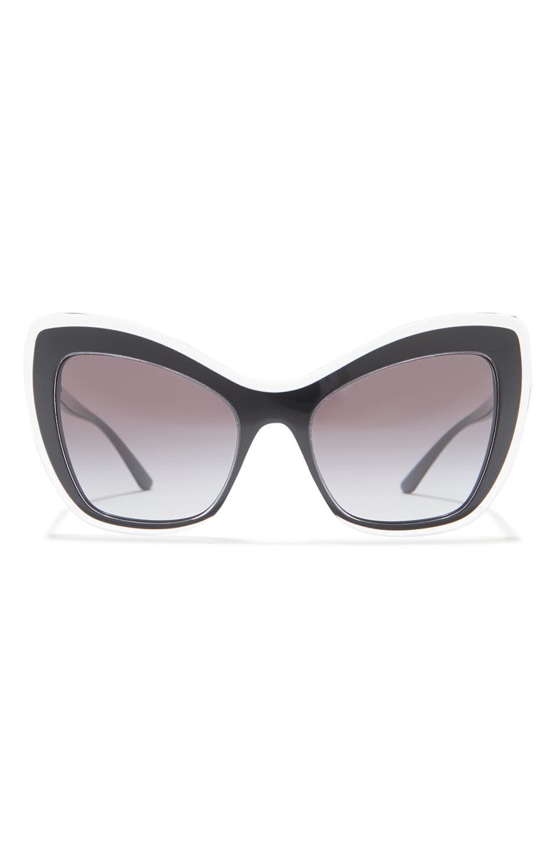 Dolce&Gabbana Dolce and Gabbana 54mm Cat Eye Sunglasses, Main, color,