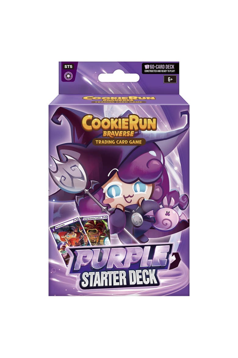 CookieRun Braverse Trading Card Game, Starter Deck Purple, Complex Game Play, Main, color, Multicolored