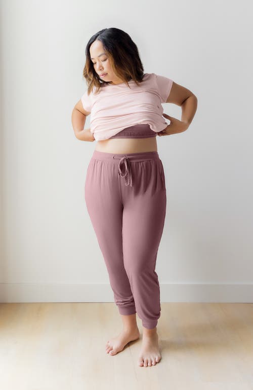 Kindred Bravely Tapered Maternity Lounge Joggers In Pink
