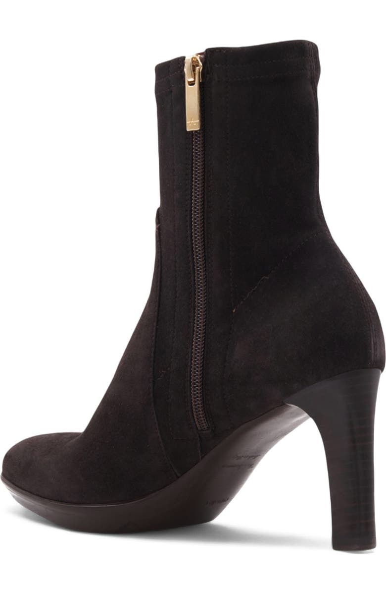 Aquatalia Rhumba Low Weatherproof Bootie, Alternate, color, Espresso Suede