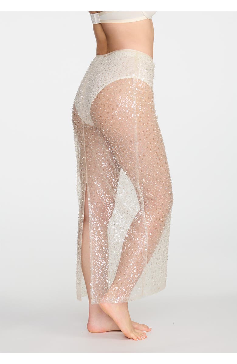 CUUP The Long Skirt- Sequin, Alternate, color, Pearl