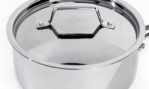 Berghoff Premium Tri-ply 18/10 Stainless Steel 2-quart Saucepan With Lid In Silver