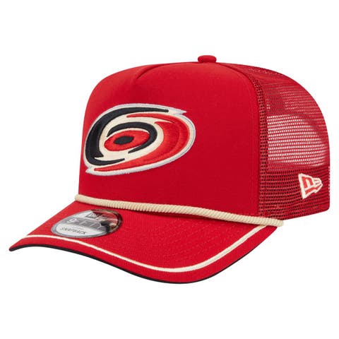 Men's New Era  Red Carolina Hurricanes Vintage Team Rope A-Frame 9FIFTY Snapback Hat