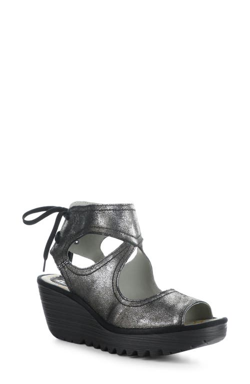 FLY LONDON FLY LONDON YULP PLATFORM WEDGE SANDAL