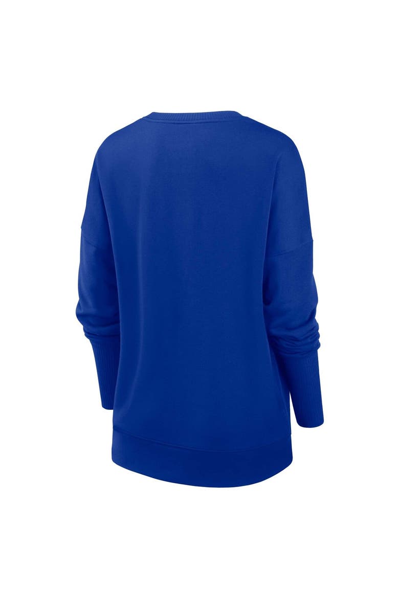 Women's Nike Royal Seattle Seahawks Rewind Playback Icon Performance Pullover Sweatshirt, Alternate, color, Royal