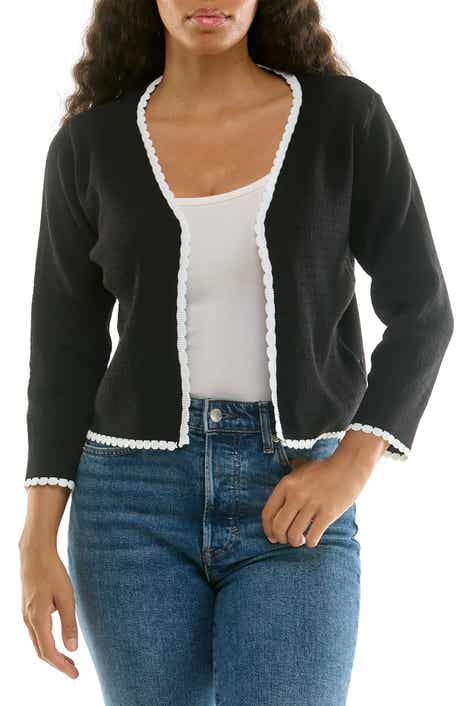 Nina Leonard Scalloped Bolero