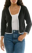 Nina Leonard Scalloped Bolero