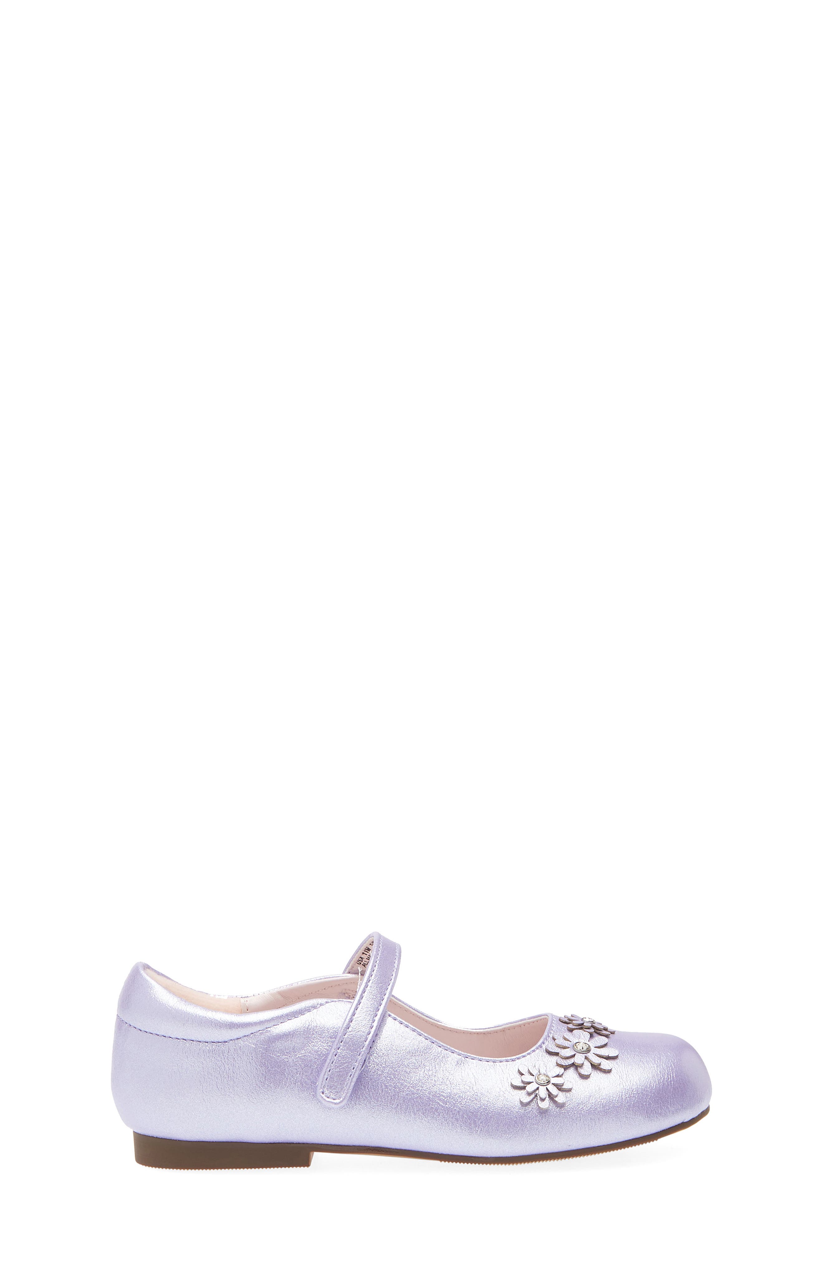 Nina Kids' Daisy Mary Jane Flat, Alternate, color, Light Purple Shimmer