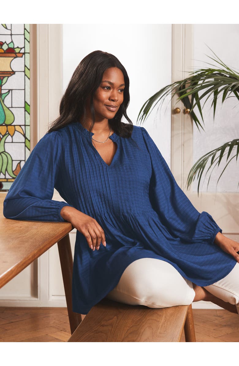 Live Unlimited Pintuck Tunic, Alternate, color,