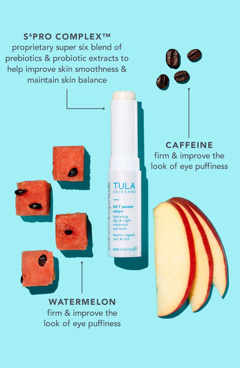 TULA Skincare Skincare 24-7 Power Swipe<sup>™</sup> Hydrating Day & Night Treatment Eye Balm, Alternate, color,