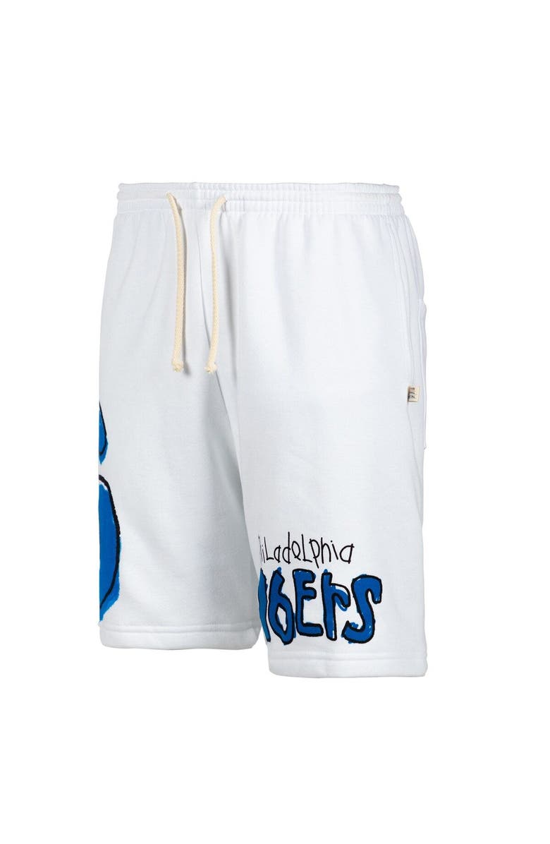 AFTER SCHOOL SPECIAL Men's After School Special White Philadelphia 76ers Shorts, Alternate, color,