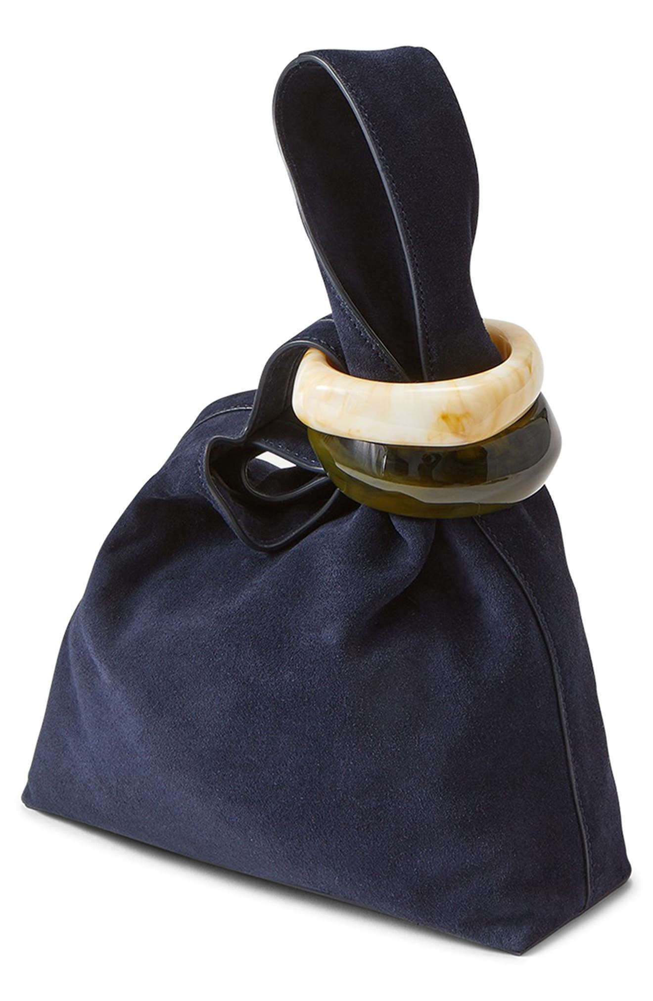 Женские сумки Veronica Beard Suede Swing Top Handle Bag — фото 4