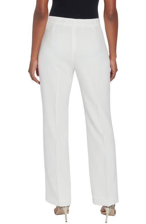 Kasper Vanilla Ice Straight Leg Pants In White