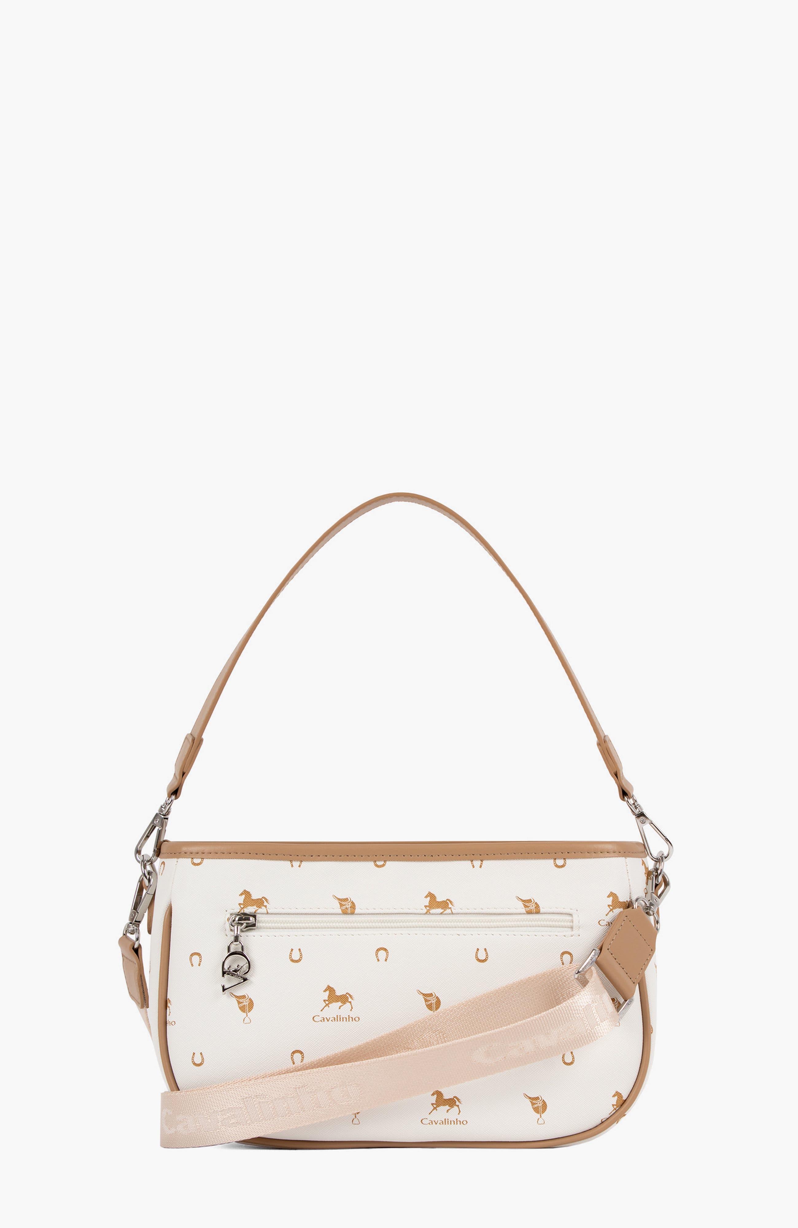 Di Cavallo Handbag 615, Alternate, color, White