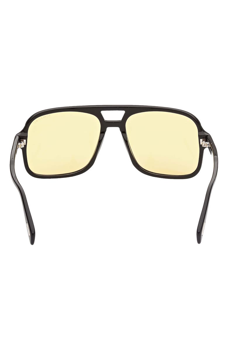 TOM FORD Falconer 60mm Gradient Navigator Sunglasses, Alternate, color, 