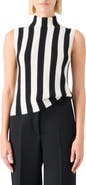 Akris punto Stripe Virgin Wool Knit Tank