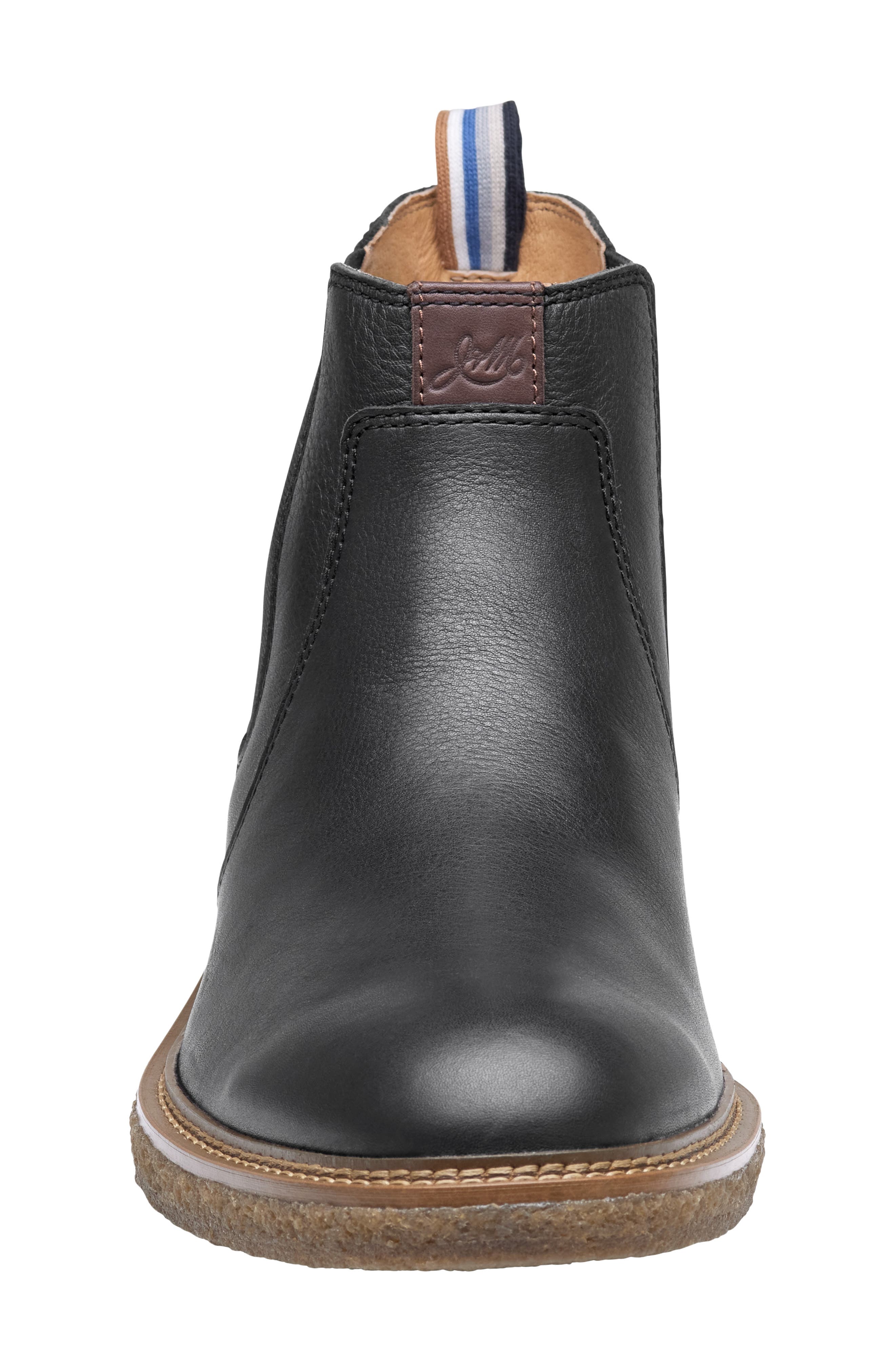 Clint Chelsea Boot, Alternate, color, BLACK FULL GRAIN