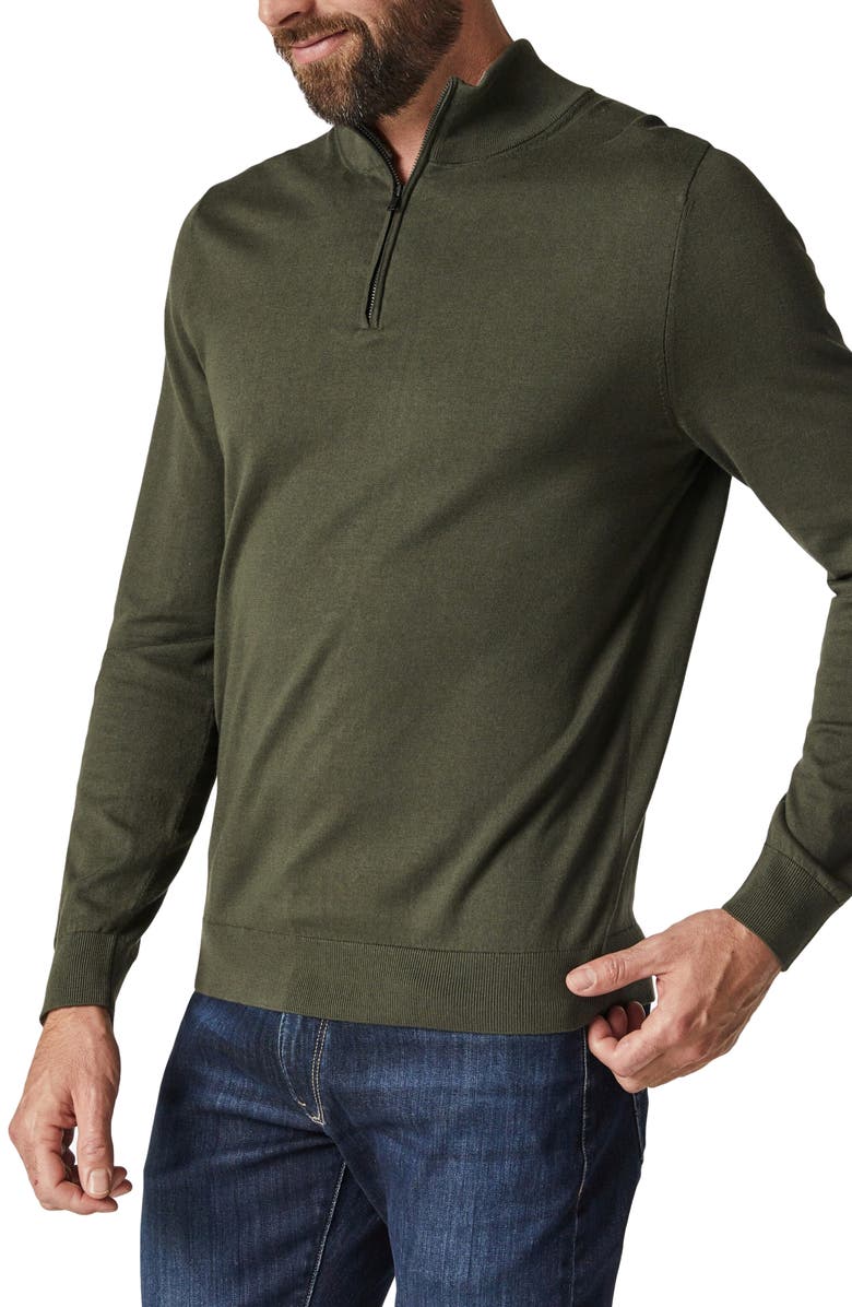 34 Heritage Quarter Zip Sweater, Alternate, color,