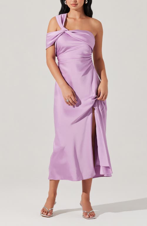 Astr The Label Cersei Satin Midi Dress