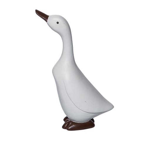 Resin Duck Figurine Multicolored for Spring Home Decor
