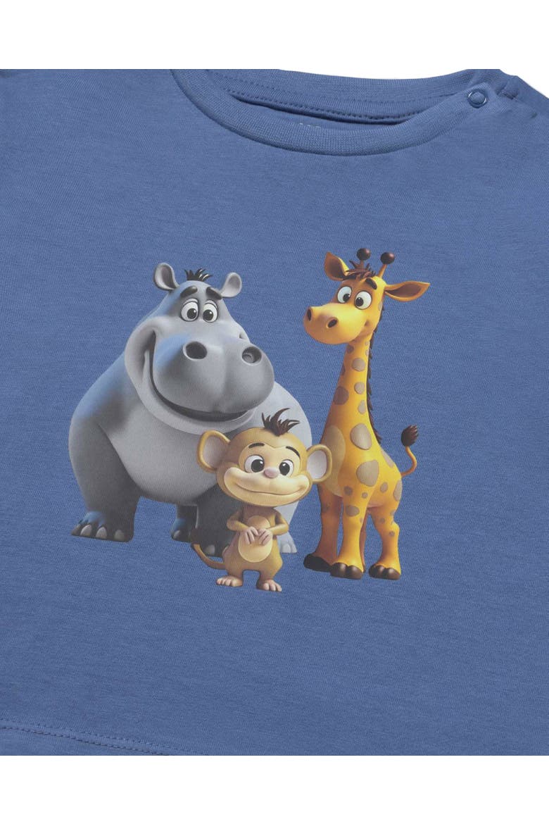 Safari Animals T-Shirt, Alternate, color, Blue