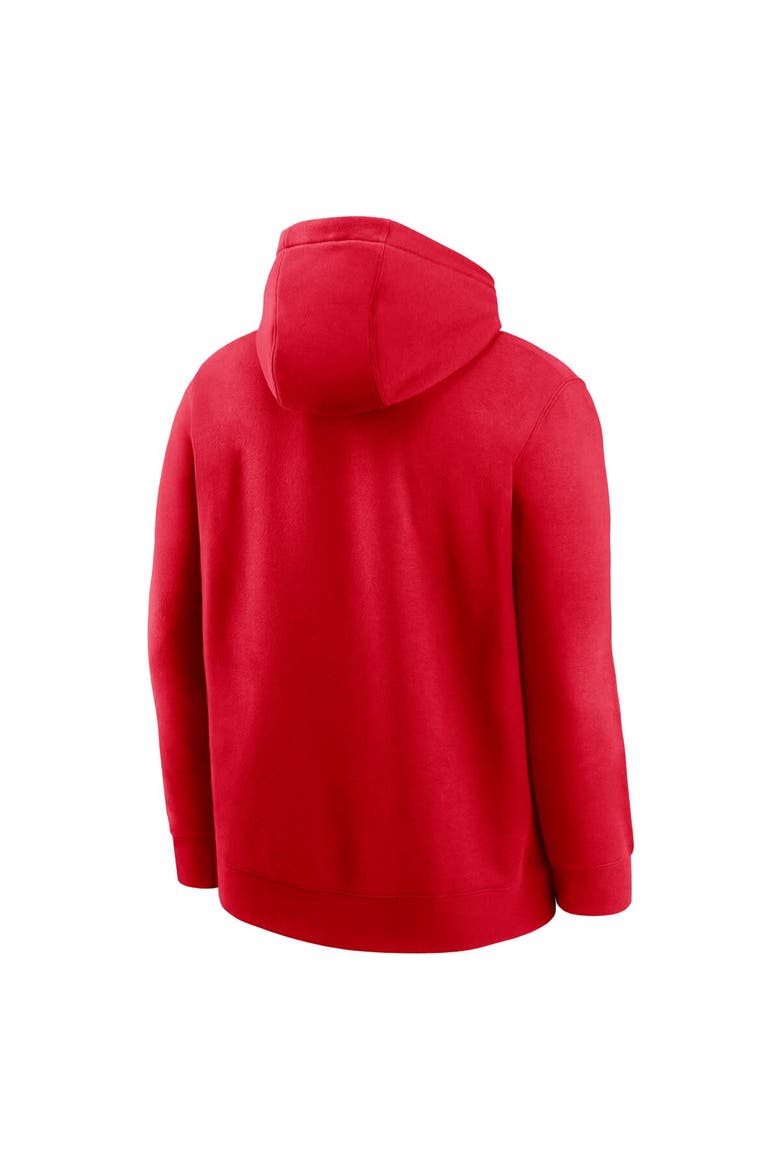 Men's Nike Red Georgia Bulldogs Legacy Football Icon Club Fleece Pullover Hoodie, Alternate, color, Red
