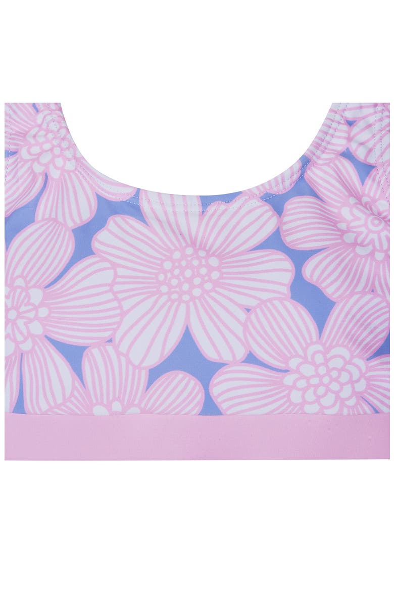 Kids' Banded Two-Piece Swimsuit, Alternate, color, PURPLE