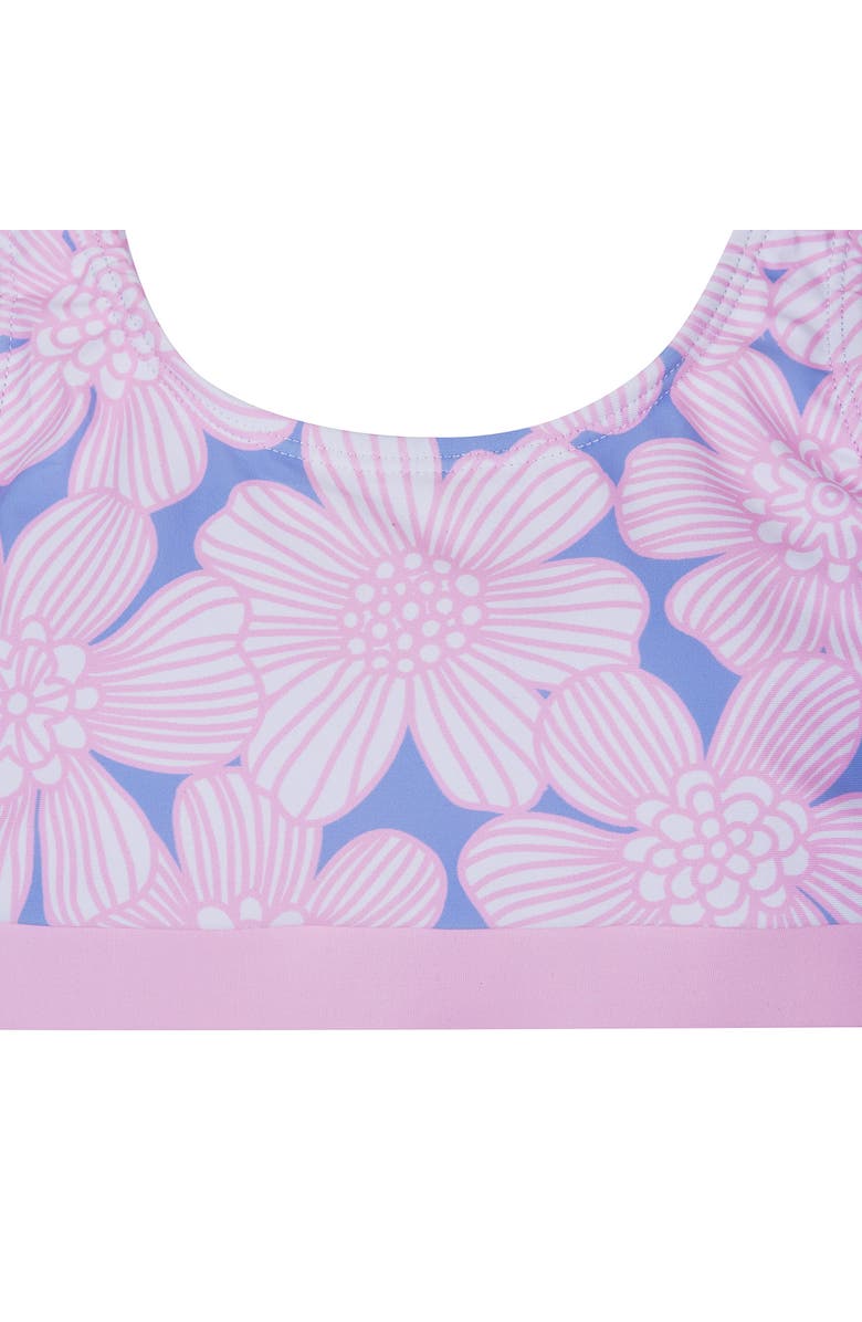 Andy & Evan Kids' Banded Two-Piece Swimsuit, Alternate, color, Purple