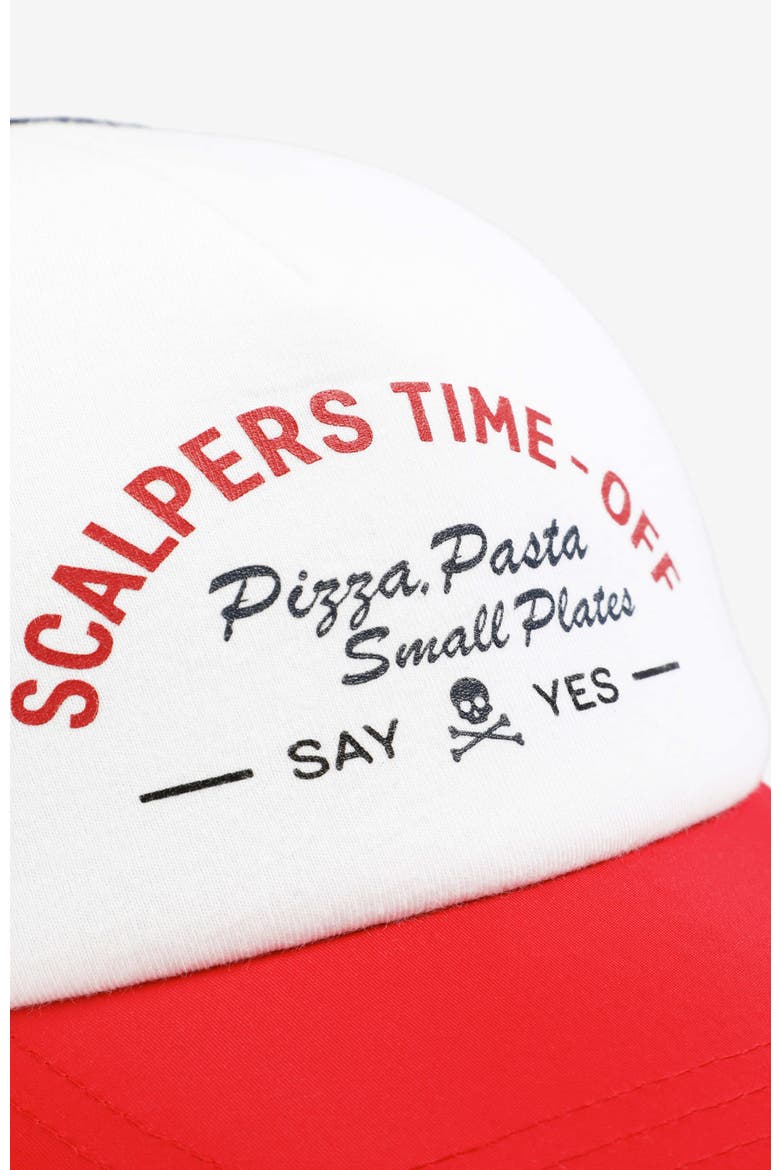 Time Off Trucker, Alternate, color, Red