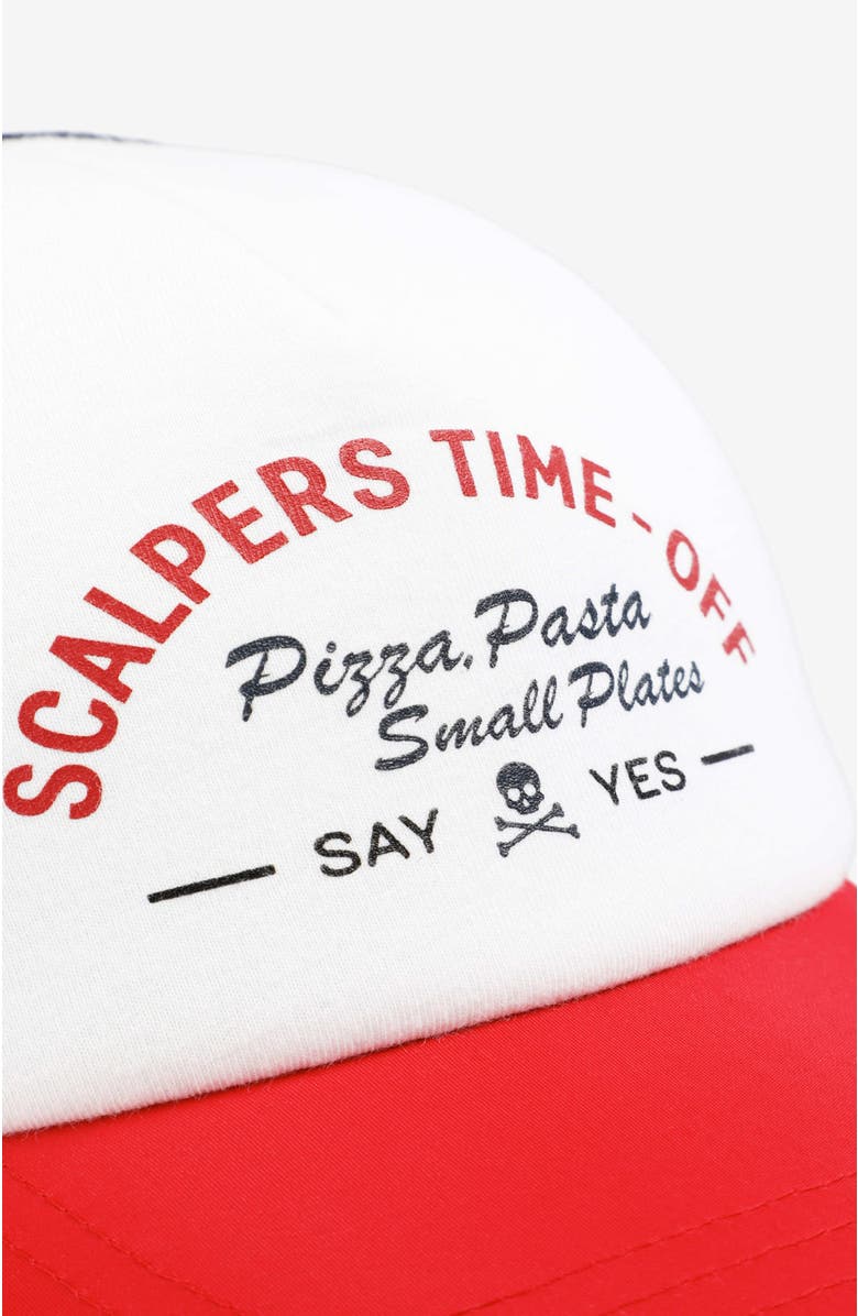 Scalpers Time Off Trucker, Alternate, color, Red