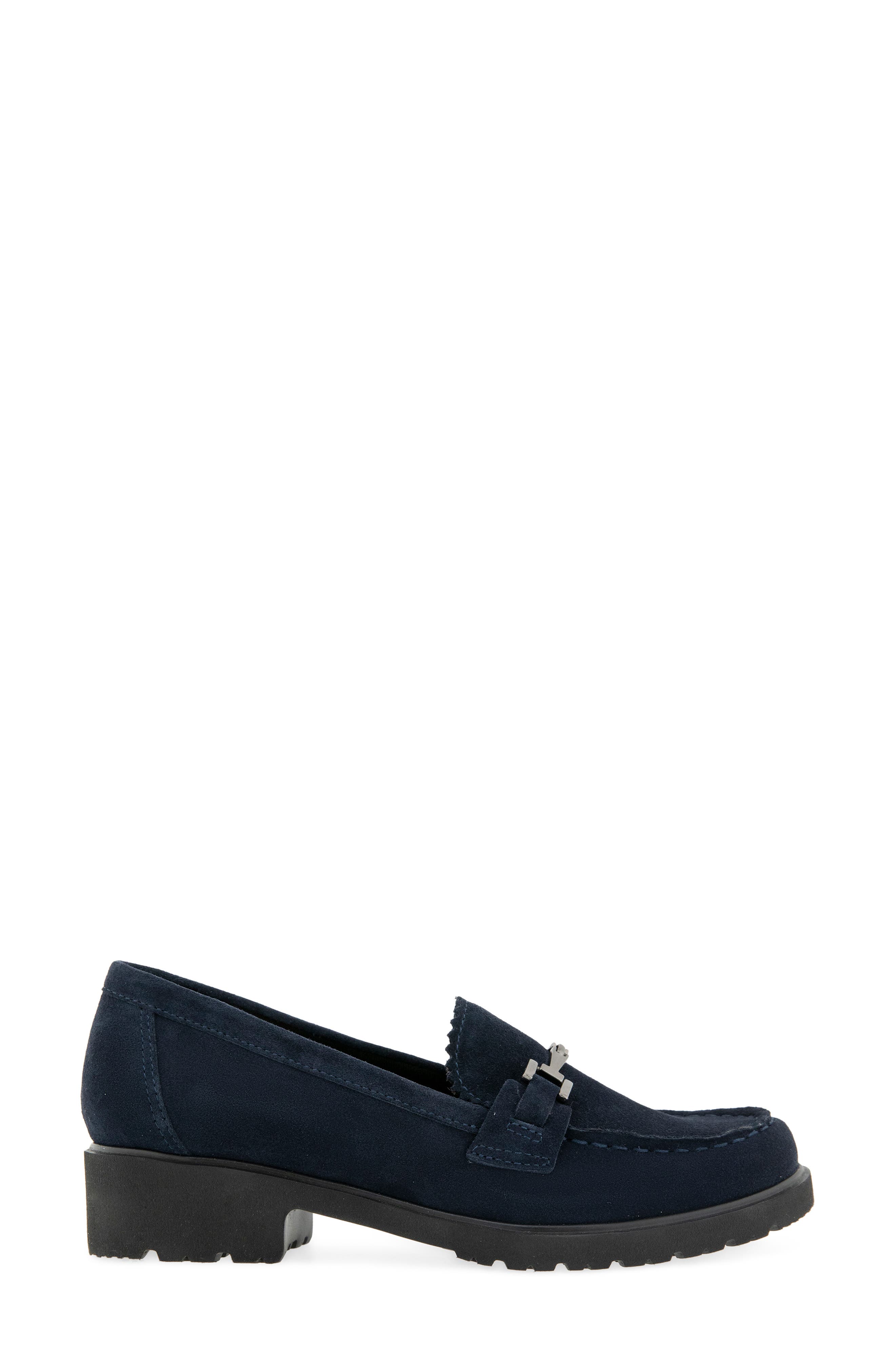 Colleen Bit Loafer, Alternate, color, NAVY SUEDE