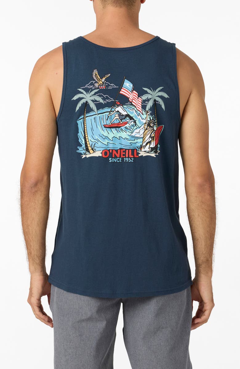 O'Neill Eagles Fly Graphic Tank, Alternate, color,