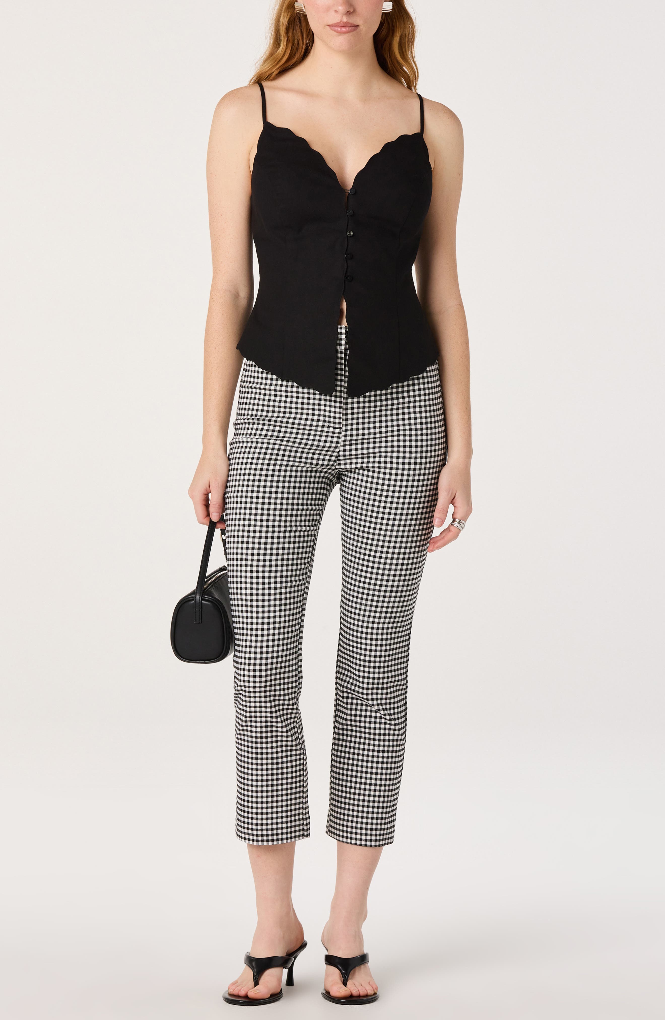 ASTR the Label Odette Scallop Hem Camisole (Women) | Nordstrom