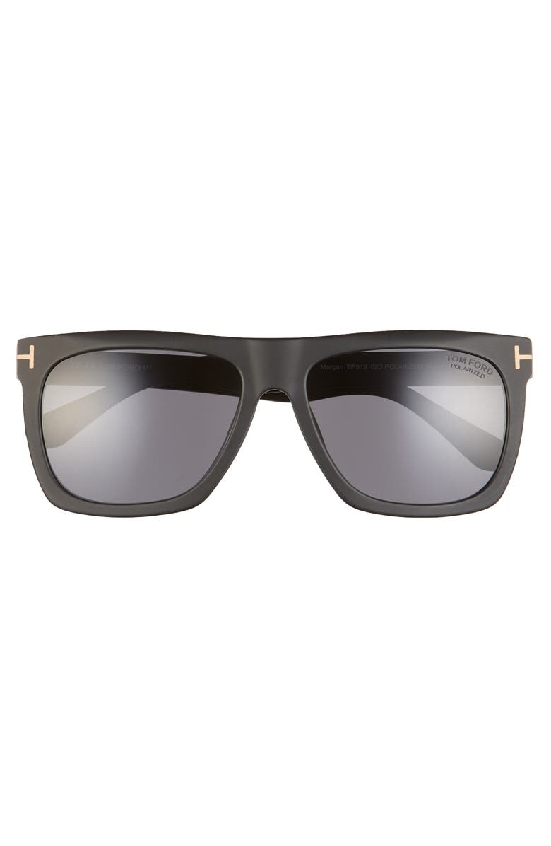 TOM FORD Morgan 57mm Polarized Sunglasses, Main, color,