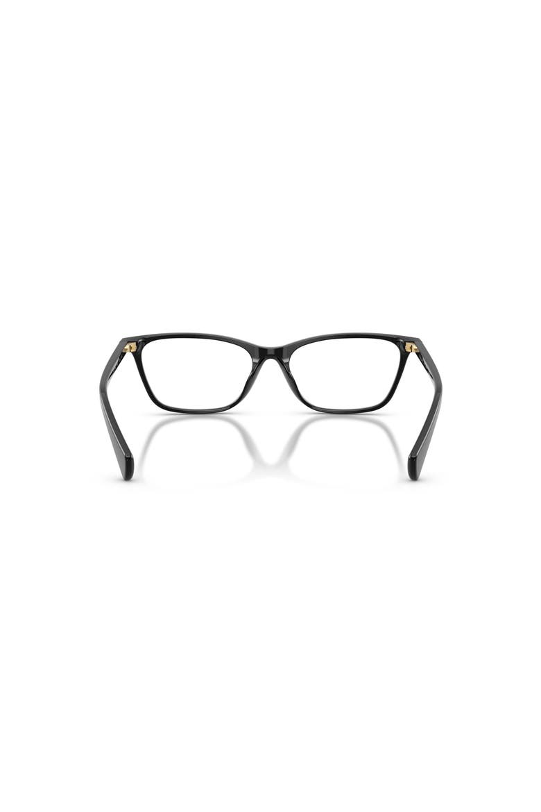 53mm Rectangle optical glasses, Alternate, color, Black