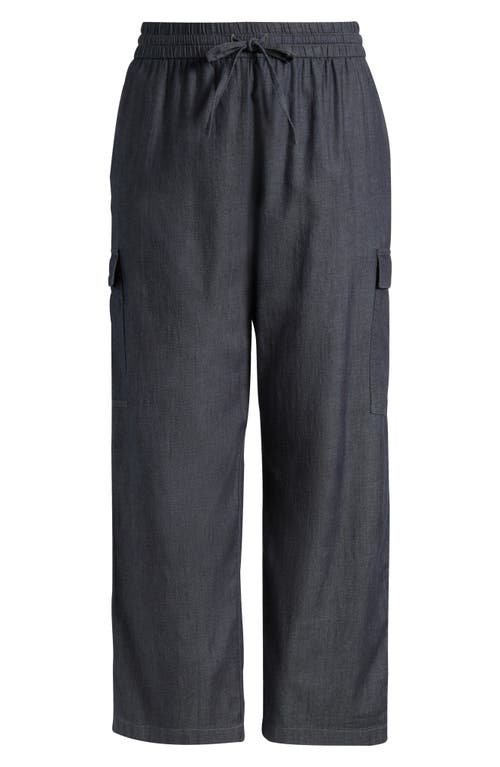 Eileen Fisher Straight Leg Organic Cotton Cargo Pants