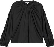 Sam Edelman Embroidered Sleeve Top