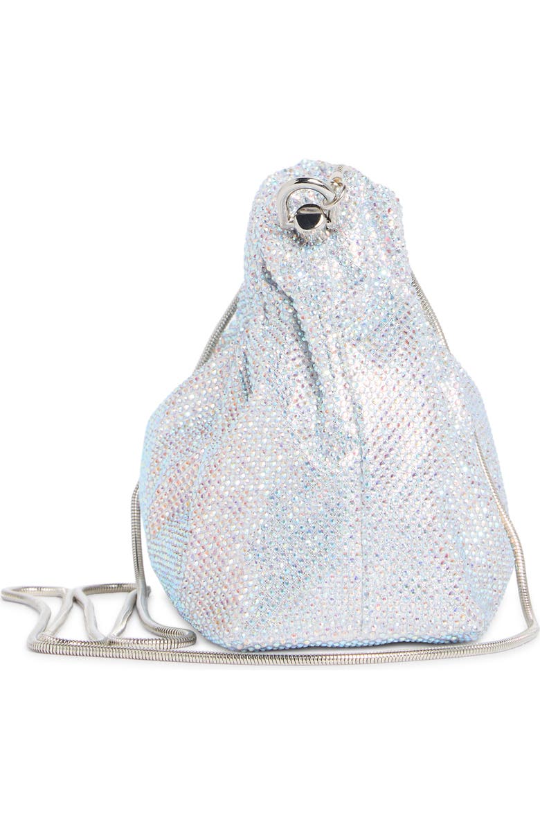 Jessica McClintock Leann Crystal Embellished Clutch, Alternate, color,