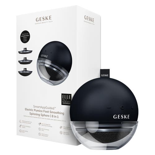 Geske Smartappguided Electric Pumice Foot Smoothing Spinning Sphere | 8 In Black