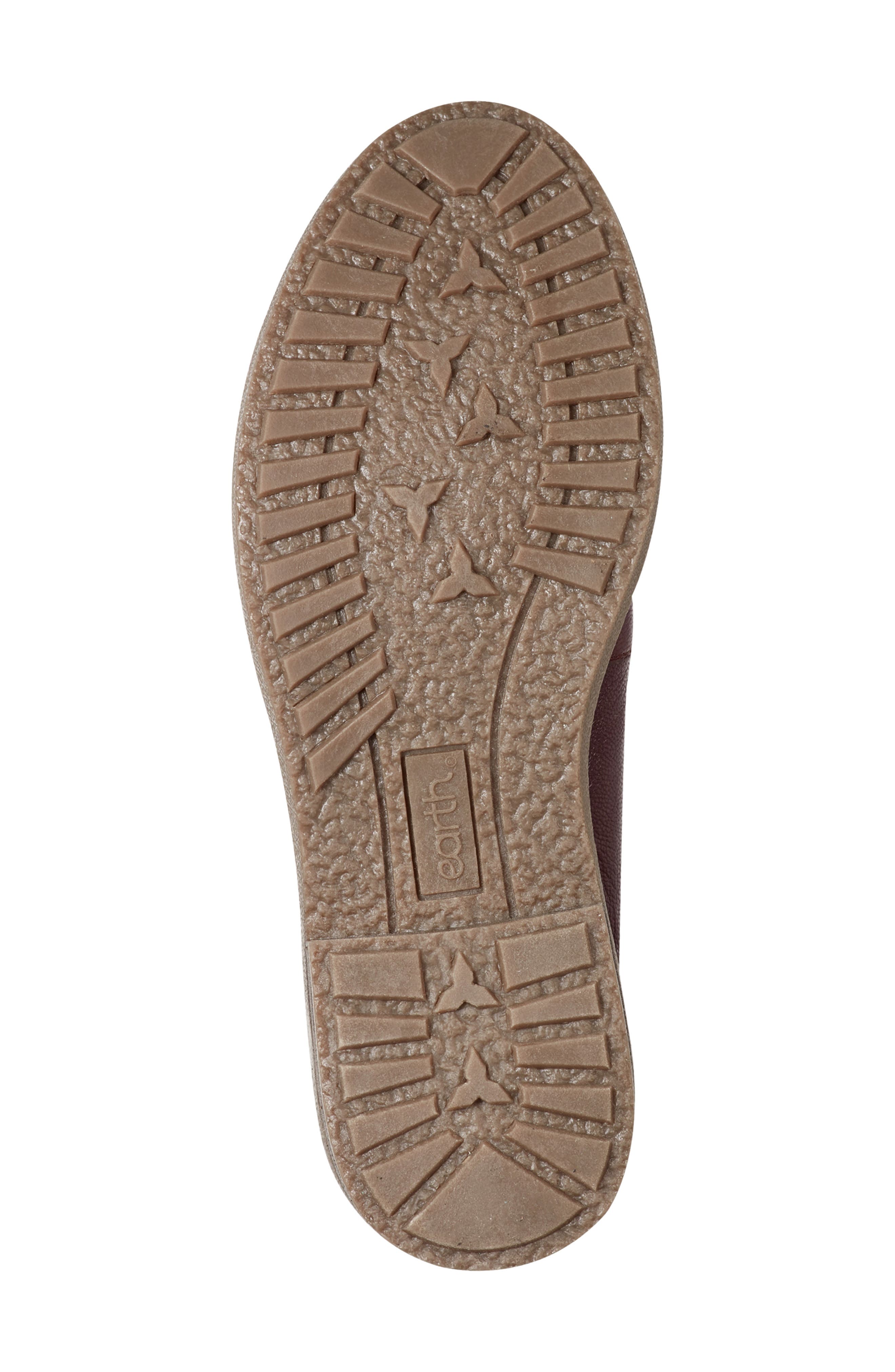 Jade Knot Detail Loafer, Alternate, color, DARK RED
